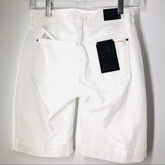 27. NWT Jen 7 White Bermuda Short Size 0 - Picture 2 of 5